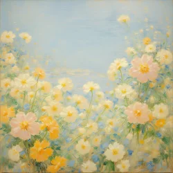 Florales 57, vers 2022 (huile sur toile)