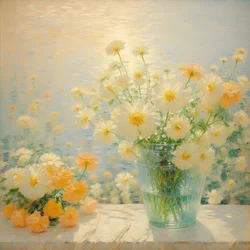 Florales 58, vers 2022 (huile sur toile)