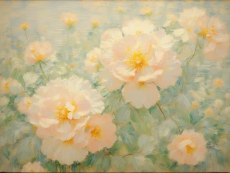 Florales 61, vers 2022 (huile sur toile)