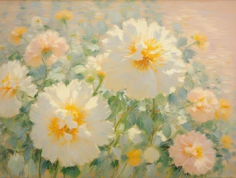 Florales 63, vers 2022 (huile sur toile)
