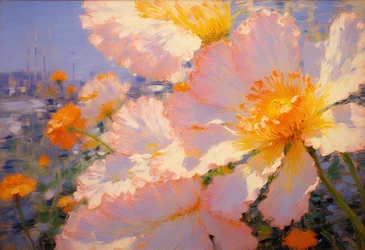 Florales 65, vers 2022 (huile sur toile)