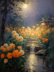 Florals 70, vers 2023 (huile sur toile)