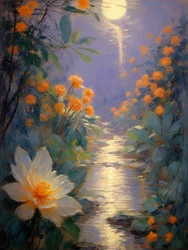 Florales 76, vers 2023 (huile sur toile)