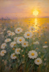 Florales 86, vers 2023 (huile sur toile)