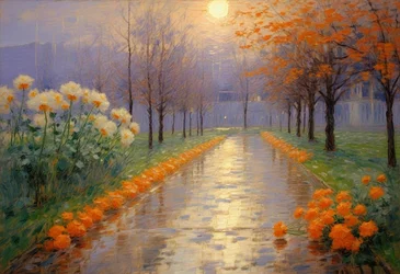 Florales 93, vers 2023 (huile sur toile)