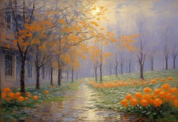 Florales 96, vers 2024 (huile sur toile)