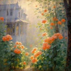 Florales 97, vers 2024 (huile sur toile)