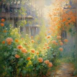 Florales 99, vers 2024 (huile sur toile)
