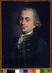 Portrait de Michelangelo Emiliani (1737-1779) violoniste italien