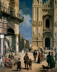 Marché de Figini à Milan (détail)