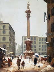 La colonne du Rédempteur au Verziere vue de l