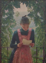 La première lettre, 1890