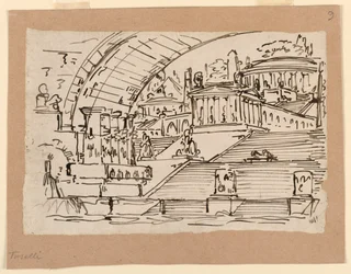 Décor de scène, ville imaginaire