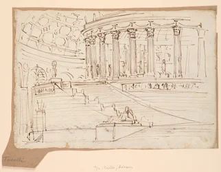 Décor de scène, intérieur d