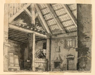 Décor de scène, intérieur d