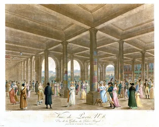 Arcade du Palais Royal, gravée par Coquerel