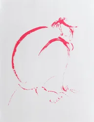 Nu plié cramoisi, 2006