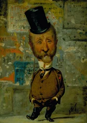 Caricature de Carlo Lorenzini
