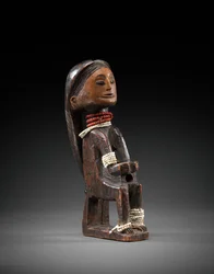 Pipe (bois avec perles de verre)