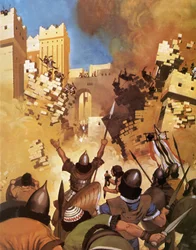 Josué aux murs de Jéricho