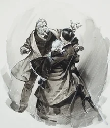 Où sont les autres  (gouache sur papier)