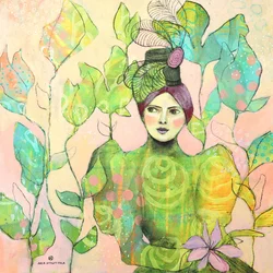 La femme au chapeau vert