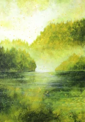 La rivière Misty Green