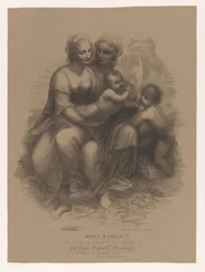 La Sainte Famille avec Jean-Baptiste et Élisabeth