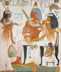 Copie de peinture murale, tombe privée 181 de Nebamun et Ipuky, Thèbes