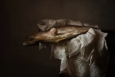 Nature morte rustique et mélancolique