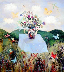 Insectes et papillons, 2003 (acrylique)