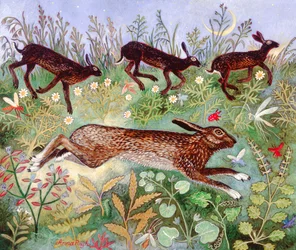 Moon Run, 2010 (acrylique)