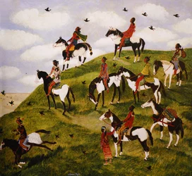 Nomades, 2001 (acrylique)