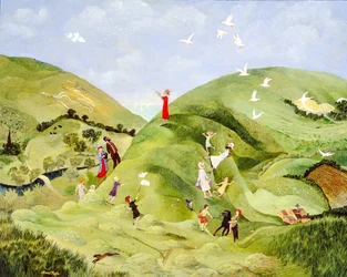 Pique-nique planifié, 2004 (acrylique)