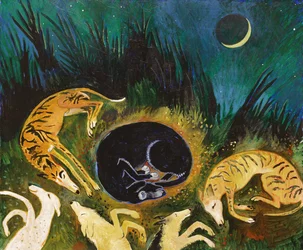Sleeping Dogs, 2017 (acrylique)