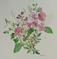 Nature morte fleurs 3 , 2021 (peinture)