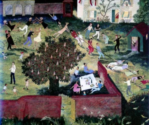 Lutte à la corde, 2000 (acrylique)