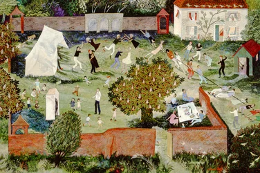 Lutte à la corde, 2000 (acrylique)
