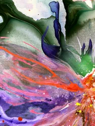 Rêve fluide et coloré