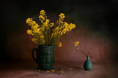 Fleurs jaunes mélancoliques