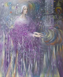 Poiesis-III : Religion, 2015 (huile sur toile de lin)