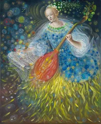 Poiesis-II : Science, 2014 (huile sur toile de lin)