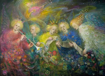 La lumière des mondes célestes, 2019 (huile sur lin belge)