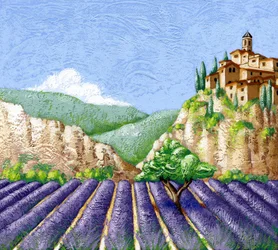 Champs de lavande, 2015