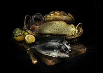 Pain, poisson et citron