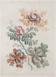 Nouvelle suite de portfolios de fleurs idéales pour la conception et la peinture : Fantaisies florales, vers 179