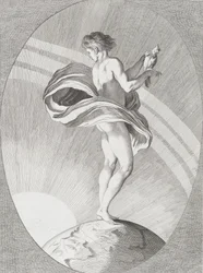Vue, 1730-65. Créateurs : Caylus, Anne-Claude-Philippe de, Etienne Fessard