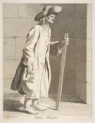 Vieux maçon, 1737.