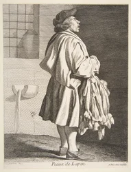 Marchand de peaux de lapin, 1737