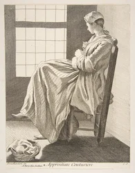 Apprentie couturière, 1737